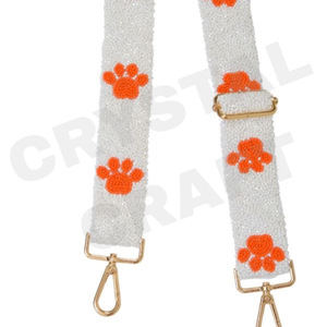 Multi Adjustable Seed Bead Bag Straps Fashion Accessories with Custom Shape and Design Beaded <b>Purse</b> Strap - Product Image 4