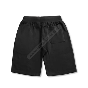 Short de survêtement noir personnalisé avec logos personnalisés à motifs solides pour les équipes et les événements Variété de tailles et de couleurs disponibles - Product Image 3