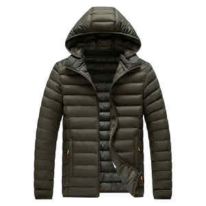 Mejor diseño de doble sombra burbuja chaqueta acolchada al aire libre cálido invierno Nylon poliéster hombres chaquetas hombres - Product Image 2