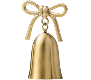 Campanas colgantes de Navidad bordadas a mano modernas calidad duradera fácil de instalar acabado dorado perfecto Metal hogar Oficina - Product Image 2