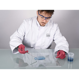 Espátula de Laboratorio de Doble Cara en Acero Inoxidable, Dos Extremos para Dosificación Precisa, Angular y Redondeada, Fabricada por Burkle GmbH en Alemania - Product Image 2