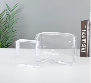 <b>Transparent</b> PVC Zipper Large Capacity Eco-Friendly Fashionable Waterproof Travel Cosmetic <b>Bag</b> - Product Image 5