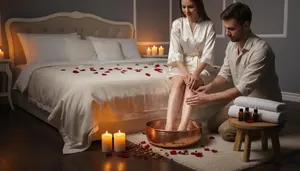 Moderno y Creativo Tazón para Pedicura, Diseño Atractivo, de Cobre, Madera y Plástico, Portátil, para Bañar y Lavar los Pies, para Salón de Belleza y Masaje Podal - Product Image 3