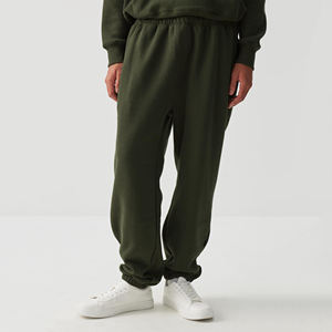 Ensemble de survêtement et pantalon de jogging pour homme à capuche, poids lourd, uni, écologique, 100% coton, logo/couleur personnalisable pour la vente en gros - Product Image 4
