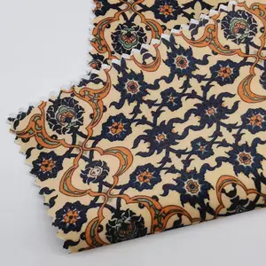 Ev tekstili için yeni stil hollanda kadife % 100% Polyester çiçek baskılı kumaş
