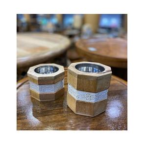 Ensemble de 2 brûleurs Mabkhar de taille et de forme personnalisées Brûleur Mabkhar en bois design pour fournisseur de gros - Product Image 2