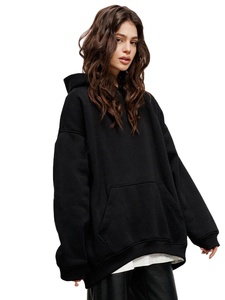 Customized Allover sublimation Print <b>Drop</b> Shoulder Women Hoodies Casual Streetwear <b>Drop</b> Shoulder Figures Breathable Eco-friendly - Product Image 3