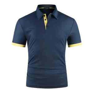 PK COTTON Camisetas de polo de secado rápido para hombre Camisetas de golf Protección UV que absorbe la humedad Camiseta con logotipo personalizado liso elástico - Product Image 1