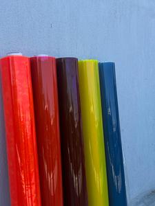 Wholesale Vibrant Colored Transparent PVC <b>Film</b> Rolls|Multi-Color Crystal Clear Plastic Vinyl Sheet|Premium Raw Material for Bags - Product Image 2