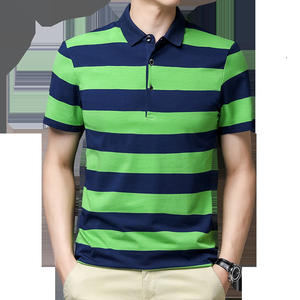 เสื้อโปโลปักลายสำหรับผู้ชายเสื้อคอตตอนแขนสั้นคอปกลายดีไซน์พิมพ์โลโก้ออกแบบได้ตามต้องการ - Product Image 3