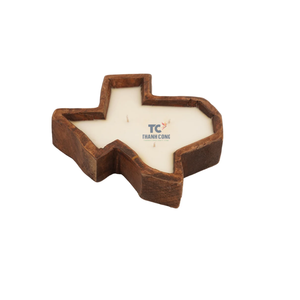 Vente en gros de bougeoirs en bois de la collection Texas Shape Top Bougeoirs décoratifs Plateaux Style Bowl Cadeaux & Crafts - Product Image 1