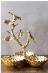 Hot Fancy Vantage Laiton Nickel Plaqué Condiment Cuisine Premium Bol Luxueux Royal Classique Look Fruit Servant Bol Fait À La Main - Product Image 4