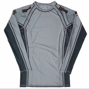 Rashguard de manga larga para gimnasio de compresión personalizado para hombres transpirable BJJ MMA sublimado OEM ODM Rash Guard 2025 - Product Image 1