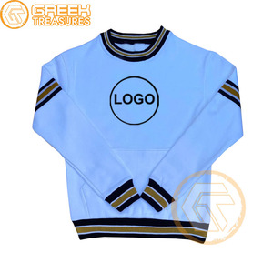 Sudadera de lana de algodón Alpha de alta calidad personalizada Phi Fraternity bordado transpirable Sorority diseño de impresión para hombres - Product Image 5
