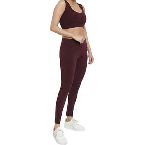 Active Wear Yoga Set para mujeres Seamless Women Yoga Set Workout Fitness Wear Women Yoga Set - Product Image 3