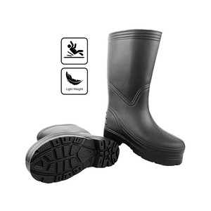 <span class=keywords><strong>Botas</strong></span> de Lluvia Unisex Económicas, Impermeables, Antideslizantes, Resistentes al Aceite, de Corte Alto, Negras, de EVA, para Lavado de Autos, Agricultura y Trabajo - Product Image 1