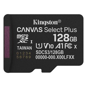 Pour MicroSD 128 Go CANVAS SELECT PLUS Gen3 SDCS3 Haute Endurance Classe 10 Carte TF Vitesses U1 U3 V30 V60 V90 Interface A2 Micro 16 Go - Product Image 3