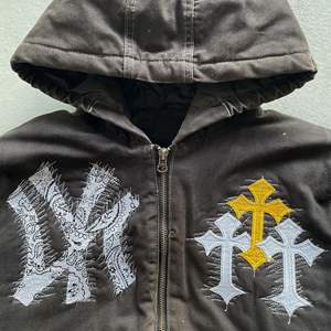 Sudaderas con cremallera de invierno 100% de algodón pesado para hombre con bolsillo, sudaderas transpirables de secado rápido con estampado personalizado de alta calidad - Product Image 3