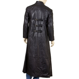 Abrigo Largo de Cuero Genuino para Hombre de Invierno - Alta Calidad, Resistente al Viento y Transpirable, Diseño Personalizable, MOQ Bajo, Venta al Por Mayor - Product Image 2