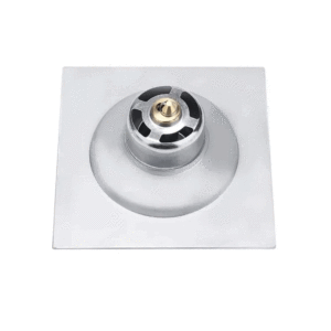 Inserto per piastrelle moderno Anti-odore con filtro e coperchio rimovibile in metallo lucidato scolapiatti - Product Image 2
