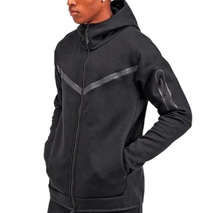 Conjunto Deportivo Personalizado con Logotipo, Chaqueta con Capucha y Pantalones de Chándal de Forro Polar Técnico de Poliéster, Dos Piezas, 2026 - Product Image 5