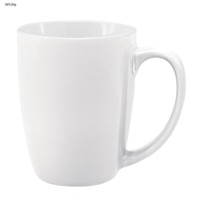 Mug à café en grès personnalisé avec logo, 370 ml, à large ouverture, vaisselle en céramique pour événements d'entreprise et cadeaux promotionnels