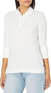 Polos casuales de algodón 100% de manga larga para mujer de alta calidad - Product Image 3