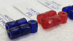 Custom made aceted Russian glass <b>beads</b> are available in vibrant colors. Available in various sizes. Ideal for Necklace - Product Image 6