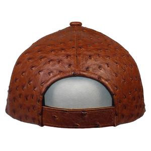 Premium Unisex Classic Baseball Cap Ostrich PU Design 100% Polyester Breathable Waterproof Mesh Adjustable for Men <b>Women</b> Sports - Product Image 6