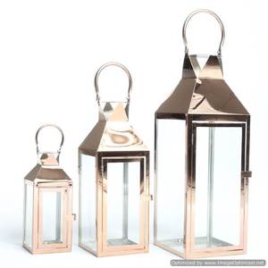 Farol para Decoración de Bodas, Elegante, Estándar, Moderno, de la Mejor Calidad, con Cristal Transparente, Diseño Antiguo, Portavelas - Product Image 5