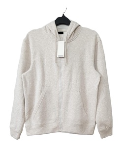 Sweats à capuche personnalisés Sweat à capuche décontracté Sweat à capuche à manches longues pour hommes Sweat à capuche zippé de haute qualité occidental de couleur unie - Product Image 3