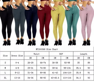 Women's Latest Custom Service 2-in-1 Waist <b>Trimmer</b> Belt Elasticity Seamless Butt Lifter Hip High Yoga Pants Knitted <b>Fabric</b> - Product Image 4