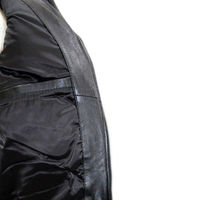 Blouson aviateur en cuir véritable pour homme avec col en fausse fourrure, rembourré en duvet, coupe-vent, manteau d'hiver, coupe classique