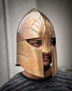 Casco Espartano Medieval Hecho a Mano, Armadura de Hierro Usable para Cosplay, Decoración, Exhibición y Colección - Product Image 2