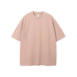 Custom Men's Heavyweight 100% Cotton <b>Box</b> Cut Tee Shirt 250-300 Gsm Anti-Wrinkle Oversize <b>Drop</b> Shoulder Boxy Fit Crop T-shirt - Product Image 4