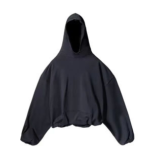 OEM Hoodies Unisexe Grande Taille Brodé À Capuche Personnalisé 450gsm Lourd Épais French Terry Fleece Double Couche Hiver Boxy Hoodie - Product Image 2