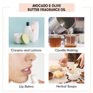 Huile parfumée au beurre d'avocat et d'olive - Product Image 4