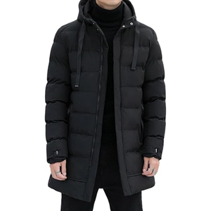 Parka Hombres Abrigos Chaqueta de invierno Espesar Con capucha Outwear Ropa de abrigo Casual Abrigo para hombre - Product Image 1