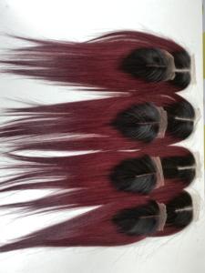 Haute Couleur Fermeture Trame Vietnamien Remy Cheveux Humains Extensions En Vrac 100% Soyeux Droite Doux Lisse Brillant Double Dessiné Meilleur Prix - Product Image 1