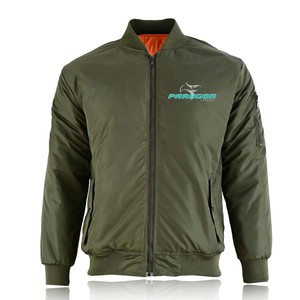Streetwear 100% Nylon Imprimé Bomber Noir Hiver Unisexe, OEM Custom Made Street Style 100% Nylon Bomber Jacket Hommes - Product Image 1