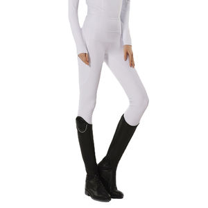 OEM Custom Black Silicone Grip Women's <b>Equestrian</b> Clothing Horse Riding Breeches Jodhpurs Custom Logo Western <b>Leggings</b> Jacket - Product Image 3