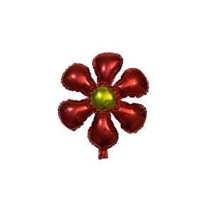 Palloncino Foil-Foil-18 pollici con figure di fiore rosso dell'orso di opportunità