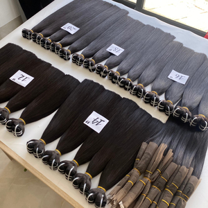 Meilleur prix le moins cher Grande commande lisse os soyeux faisceaux droits trame extensions de cheveux humains vietnamiens pleine longueur - Product Image 1