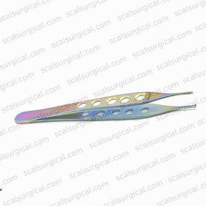 Couleur arc-en-ciel haute qualité TC Adson Brown pince à dissection 12cm 1x2 dents chirurgie allemande en acier inoxydable - Product Image 3