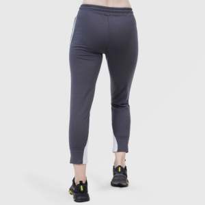 High Waist Essential <b>4</b>-<b>Way</b> <b>Stretch</b> Sports Pants Breathable Nylon/Spandex Leggings with Side Stripe for Fitness Yoga ODM Supply - Product Image 2