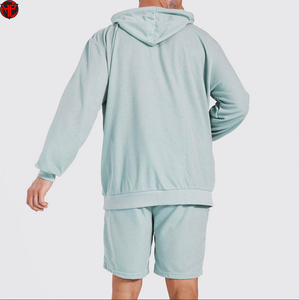 Nuevo Conjunto de Sudadera con Capucha para Hombre, Diseño Personalizado de Verano, Felpa de Alta Calidad, Talla XL con Logotipo, Conjunto de Sudadera con Capucha y Pantalones Cortos Personalizados de la Mejor Calidad - Product Image 4