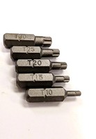 Embouts de tournevis Torx RALTER, 10 pièces, 25 mm, jeu Magic Rib, finition sablée, DIY, OEM, acier S2, Taïwan