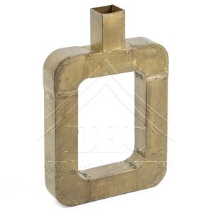 Jarrón Moderno de Metal Mate Color Terracota, Florero Decorativo de Hierro para Decoración del Hogar, Centro de Mesa Nórdico Minimalista de Lujo - Product Image 5