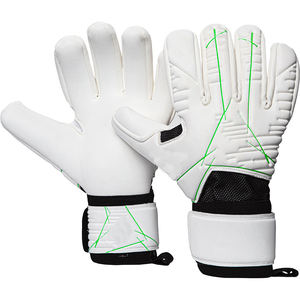 Gants de gardien de but de football professionnels de 4mm doigts de protection en cuir respirant prix raisonnables - Product Image 1