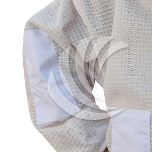 Veste d'abeille respirante entièrement ventilée avec voile en maille ronde et poches pour outils - Product Image 5